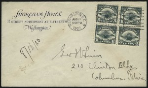 Sale 1003, Lot 5059, Air Post and Flight Covers (Scott C1-C11, Byrd, Roessler)