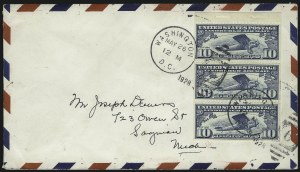 Sale 1003, Lot 5062, Air Post and Flight Covers (Scott C1-C11, Byrd, Roessler)