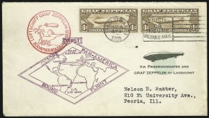 Sale 1003, Lot 5085, Air Post and Flight Covers (Scott C13-C15)