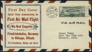 Sale 1003, Lot 5102, Air Post and Flight Covers (Scott C18, 1933 Century of Progress Flight)