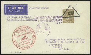 Sale 1003, Lot 5159, Air Post and Flight Covers (Foreign Flight Covers: Gibralter to Vatican)