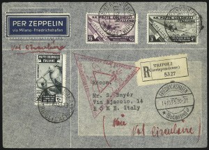 Sale 1003, Lot 5167, Air Post and Flight Covers (Foreign Flight Covers: Gibralter to Vatican)