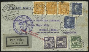 Sale 1003, Lot 5181, Air Post and Flight Covers (Foreign Flight Covers: Gibralter to Vatican)