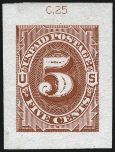 Sale 1003, Lot 5187, United States Postage Due Issues (Essays)