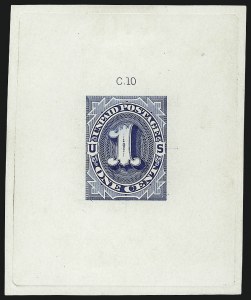 Sale 1003, Lot 5191, United States Postage Due Issues (Essays)