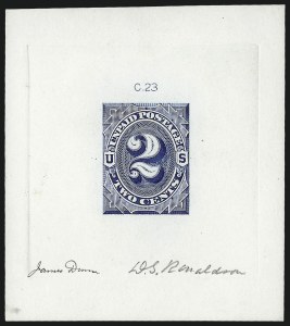 Sale 1003, Lot 5195, United States Postage Due Issues (Essays)