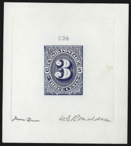 Sale 1003, Lot 5200, United States Postage Due Issues (Essays)