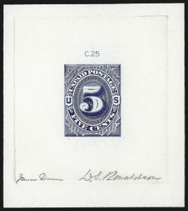 Sale 1003, Lot 5204, United States Postage Due Issues (Essays)