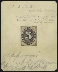 Sale 1003, Lot 5207, United States Postage Due Issues (Essays)