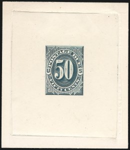 Sale 1003, Lot 5218, United States Postage Due Issues (Proofs and Trial Color Proofs)