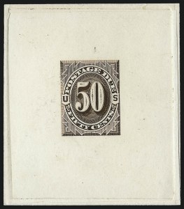 Sale 1003, Lot 5223, United States Postage Due Issues (Proofs and Trial Color Proofs)