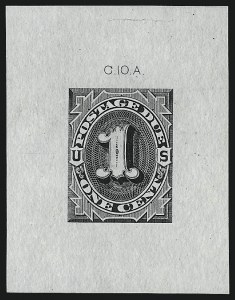 Sale 1003, Lot 5228, United States Postage Due Issues (Proofs and Trial Color Proofs)