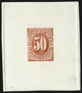 Sale 1003, Lot 5233, United States Postage Due Issues (Proofs and Trial Color Proofs)