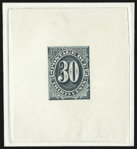 Sale 1003, Lot 5238, United States Postage Due Issues (Proofs and Trial Color Proofs)