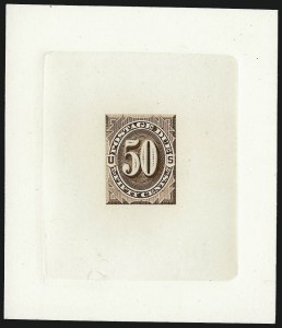 Sale 1003, Lot 5240, United States Postage Due Issues (Proofs and Trial Color Proofs)
