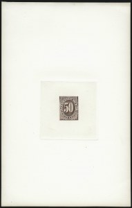 Sale 1003, Lot 5241, United States Postage Due Issues (Proofs and Trial Color Proofs)