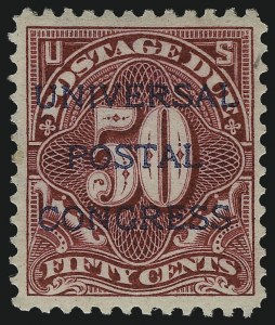 Sale 1003, Lot 5261, United States Postage Due Issues (Specimens)