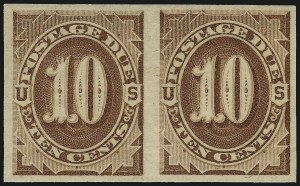 Sale 1003, Lot 5267, United States Postage Due Issues (Singles, Scott J1-J7)
