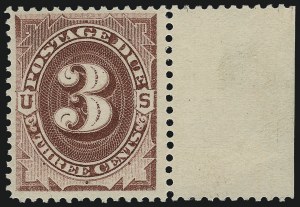 Sale 1003, Lot 5276, United States Postage Due Issues (Singles, Scott J15-J44)