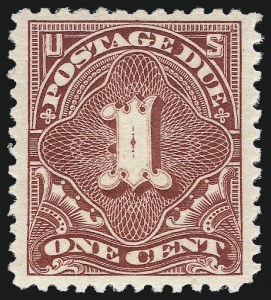 Sale 1003, Lot 5292, United States Postage Due Issues (Singles, Scott J15-J44)