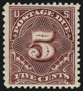 Sale 1003, Lot 5295, United States Postage Due Issues (Singles, Scott J15-J44)