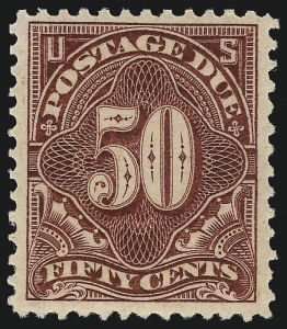 Sale 1003, Lot 5300, United States Postage Due Issues (Singles, Scott J15-J44)