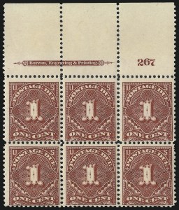 Sale 1003, Lot 5347, United States Postage Due Issues (Blocks and Plate Blocks, Scott J20-J49a)