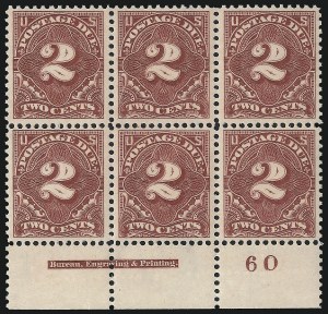 Sale 1003, Lot 5350, United States Postage Due Issues (Blocks and Plate Blocks, Scott J20-J49a)