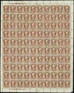 Sale 1003, Lot 5456, War Department Issues (Sheets)