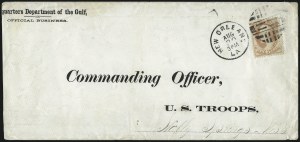 Sale 1003, Lot 5494, War Department Issues (Fancy and Kicking Mule Cancellations)