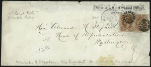 Sale 1003, Lot 5506, War Department Issues (Covers: Stampless and 1c-15c Values)