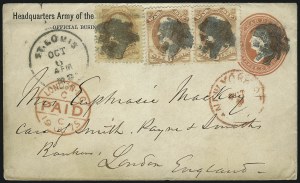 Sale 1003, Lot 5512, War Department Issues (Covers: Stampless and 1c-15c Values)