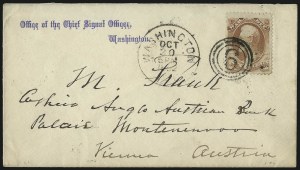Sale 1003, Lot 5529, War Department Issues (Covers: Soft Paper Issues and Balances)