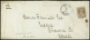 Sale 1003, Lot 5536, War Department Issues (Fort Cancellations)