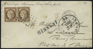 Sale 1003, Lot 5705, Foreign Stamps and Covers (France: Scott 1-12)