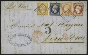 Sale 1003, Lot 5727, Foreign Stamps and Covers (France: Scott 13-15)
