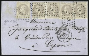 Sale 1003, Lot 5774, Foreign Stamps and Covers (France: Scott 29-48)