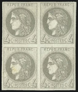 Sale 1003, Lot 5783, Foreign Stamps and Covers (France: Scott 29-48)