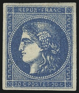 Sale 1003, Lot 5793, Foreign Stamps and Covers (France: Scott 29-48)