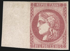 Sale 1003, Lot 5800, Foreign Stamps and Covers (France: Scott 29-48)
