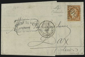 Sale 1003, Lot 5809, Foreign Stamps and Covers (France: Scott 49-87)