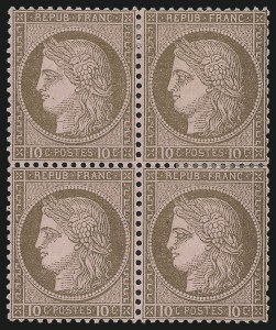 Sale 1003, Lot 5810, Foreign Stamps and Covers (France: Scott 49-87)