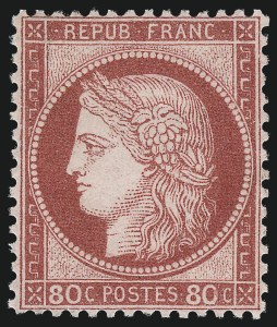 Sale 1003, Lot 5814, Foreign Stamps and Covers (France: Scott 49-87)