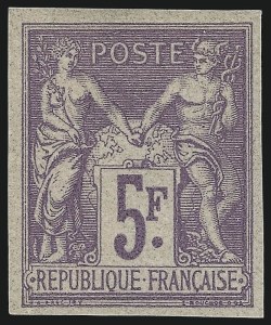 Sale 1003, Lot 5816, Foreign Stamps and Covers (France: Scott 49-87)