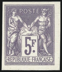 Sale 1003, Lot 5821, Foreign Stamps and Covers (France: Scott 49-87)