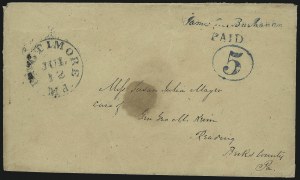 Sale 983, Lot 1, Postmasters Provisionals