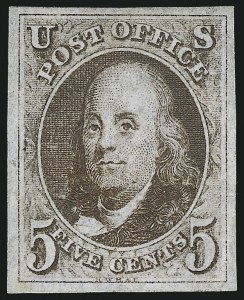 Sale 983, Lot 3, 1847 Issue