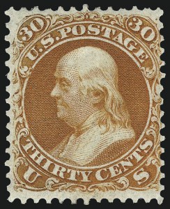 Sale 983, Lot 42, 1861 Issue First Designs and Colors