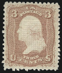 Sale 983, Lot 59, 1867-68 Grilled Issue