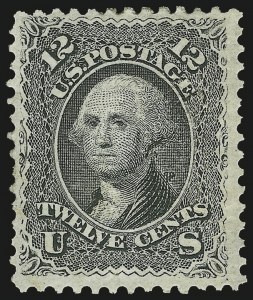 Sale 983, Lot 60, 1867-68 Grilled Issue